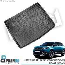 Puando P48479 2017-2019 Peugeot 5008 Crossover Bagaj Havuzu