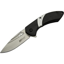 Armüz Mtech 4214 Beyaz Kamp Çakı 20CM- Yarı Otomatik, Kemerlikli, Oluklu