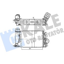 Kale Depomix Turbo Radyatörü Renault Megane Iv 15 Scenic Iv 15 Kadjar 15 Captur I 13 Talisman 15 1.3tce Brazing 281X217X80