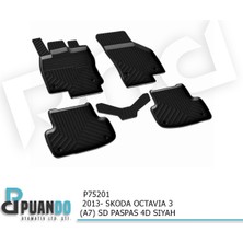 Puando P75201 2013- Skoda Octavia 3 (A7) Sd Paspas 4d Siyah