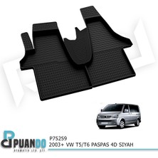 Puando P75259 2003+ Vw T5/t6 Paspas 4d Siyah 2li