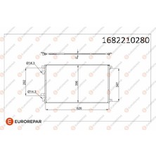 Eurorepar 1682210280 Klima Radyatörü