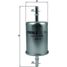 Mahle Mhl KL84 Yakit Filtresi