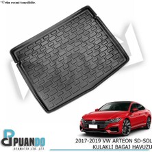 Puando P48592 2017-2019 Vw Arteon Sd-Sol Kulakli Bagaj Havuzu