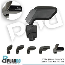 Puando P17524 2009+ Renault Fluence Araca Ozel Kol Dayama Siyah