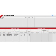 Güneş Gs 6037-6038 Supap Takimi