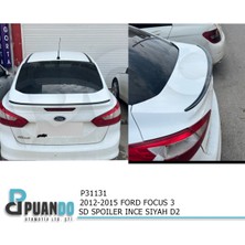Puando P31131 2012-2015 Ford Focus 3 Sd Spoiler Ince Siyah D2