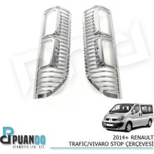 Puando P03055 2014+ Renault Trafic/vivaro Stop Cercevesi Krom Kaplama