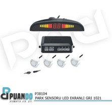 Puando P38104 Park Sensoru LED Ekranli Gri 1021
