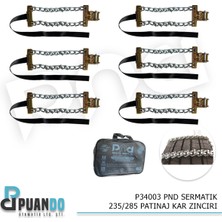 Puando P34003 Pnd Sermatik 235/285 Patinaj Kar Zinciri - L
