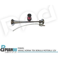 Puando P38491 Havali Korna Tek Borulu Motorlu 12V