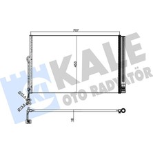 Kale Kal 345605 Klima Radyatörü
