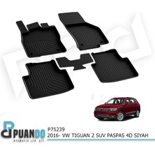 Puando P75239 2016-2022 Vw Tiguan 2 Suv Paspas 4d Siyah