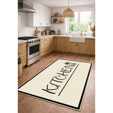 Lioara Home Dijital Baskılı Halı – Modern, Kaymaz Taban, Mutfak  Için Halı