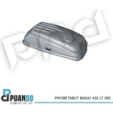 Puando P04388 Tabut Bagaj 420 Lt Gri 155X85X45 cm