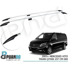 Puando P09022 2003+ Mercedes Vito Ext Uzun Tavan Citasi Gold Gri