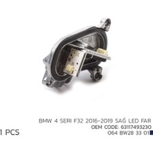 064 BW28 33 01 Niken Bmw 4 Seri F32 2016-2019 Sağ LED Modül 63117493230