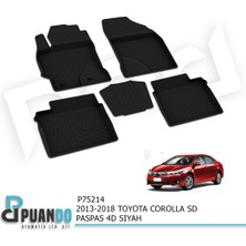 Puando P75214 2013-2018 Toyota Corolla Sd Paspas 4d Siyah