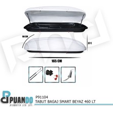 Puando P91104 Tabut Bagaj Smart Beyaz 460 Lt