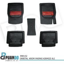 Puando P89152 Orbital Krom Paspas Kirmizi 6li