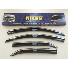 Çelik Oto GPCLKB419 Chrome Cam Rüzgarliği Lodgy Niken