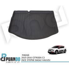 Puando P48268 2010-2016 Citroen C3 Ince Stepne Bagaj Havuzu