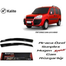 Beyaz Sps 29 Fiat Doblo I 2000-2009 Mugen Cam Rüzgarliği Ön