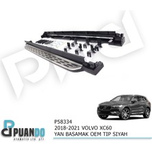 Puando P58334 2018-2021 Volvo XC60 Yan Basamak Oem Tip Siyah