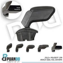 Puando P17536 2012+ Peugeot 208 Araca Ozel Kol Dayama Siyah
