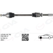 GVA Depomix Komple Aks Sag On Renault Laguna Ii Bg0/1 1.6i 16V M-T Jh3 01-07