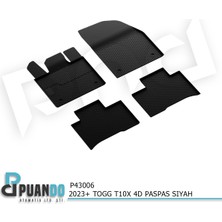 Puando P43006 2023+ Togg T10X 4d Paspas Siyah