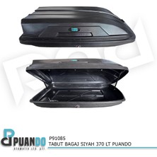 P91085 Tabut Bagaj Siyah 370 Lt Puando