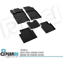 Puando P43013 2016-2021 Honda Civic Sedan 4d Paspas Siyah