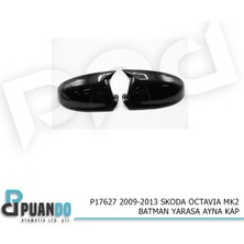 Puando P17627 2009-2013 Skoda Octavia Mk2 Batman Yarasa Ayna Kap