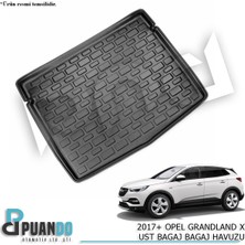 Puando P48728 2017+ Opel Grandland x Ust Bagaj Bagaj Havuzu