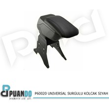 Puando P60020 Universal Surgulu Kolcak Metal Ayak Siyah