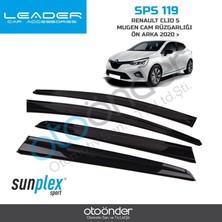 Beyaz Sps 119 Renault Clio 5 Cam Rüzgarliği Ön-Arka 2020->