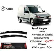 Beyaz Sps 34 Renault Kango I 1998-2007 Mugen Cam Rüzgarliği