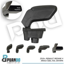 Puando P17533 2016+ Renault Megane 4 Araca Ozel Kol Dayama Siyah