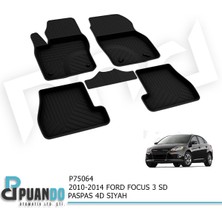 Puando P75064 2010-2014 Ford Focus 3 Sd Paspas 4d Siyah