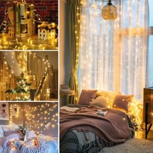 Ozcmax Günışığı Renk 5 Farklı Işık Modlu 10 Metre Eklemeli Dekor Boncukk Model Dekoratif LED