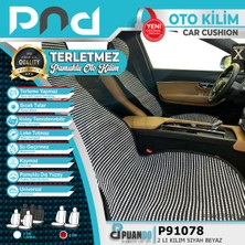 Puando P91078 2 Li Kilim Siyah Beyaz