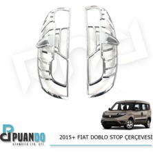 Puando P03085 2015+ Fiat Doblo Stop Cercevesi Krom Kaplama