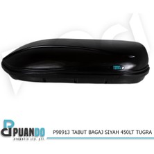 Puando P90913 Tabut Bagaj Siyah 450LT Tugra