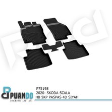 Puando P75198 2020- Skoda Scala Hb 5kp Paspas 4d Siyah
