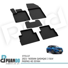 Puando P75137 2021- Nissan Qashqai 3 Suv Paspas 4d Siyah