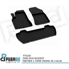 Puando P75160 2008-2018 Peugeot Partner 2 Tepee Paspas 4d 110LUK