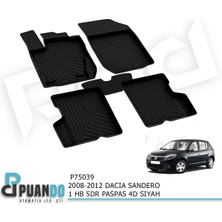 Puando P75039 2008-2012 Dacia Sandero 1 Hb 5kp Paspas 4d Siyah