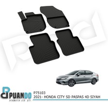 Puando P75103 2021- Honda City Sd Paspas 4d Siyah