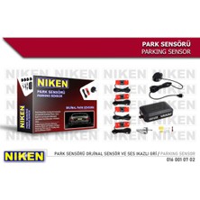 Beyaz 016 001 07 02 Park Sensörü Orji̇nal Sensör ve Ses Ikazli Gri̇